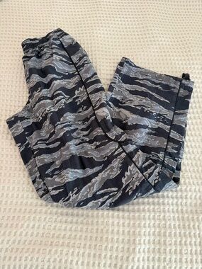 BDG Gray & Black Tiger Stripe Jogger Pants